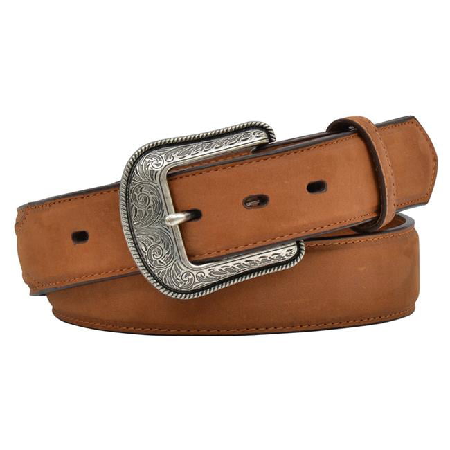 3D LEATHER MENS WESTERN DRESS BELT OSTRICH STAMPED BROWN SIZE 38 UNISEX  RODEO 