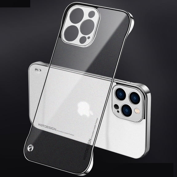 Allytech Slim Fit Case for iPhone 14 Pro Max 6.7 inch 2022 Released, Ultra-Thin Lightweight Full Protection Hard Clear Matte Back Case for iPhone 14 Pro Max 5G, Silver