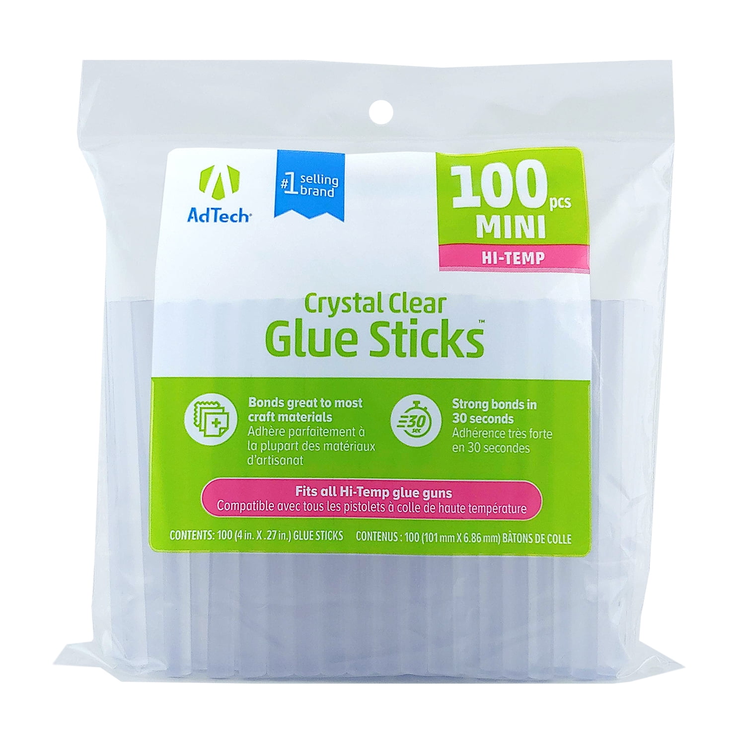 AdTech Glue Stick, 100 Count