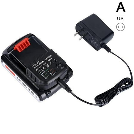 

20V Lithium Battery Charger For Black & Decker US Battery LBX20 LB20 LBXR20 O2X1