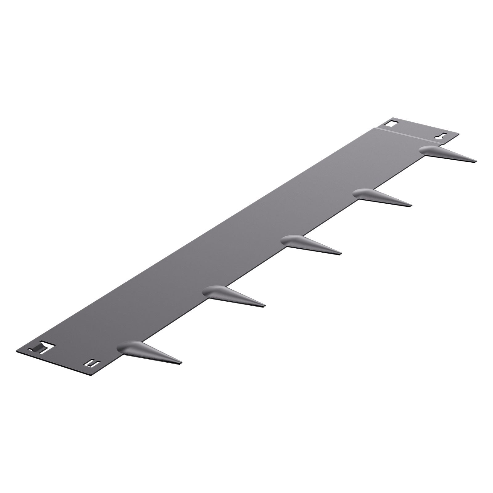 Steel Landscape Edging, 5 Packs 39 x 5 in Rust-Resistant Metal Landscape Edging, Bendable Garden Edging Border, Heavy Duty Lawn Edging, Easy-to-Install, Flower Bed Yard Pathway Divider Dark Gray