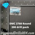 thumbnail image 3 of DMC 3760 ROUND 5D Diamond Painting Drills Beads DMC 3760 Medium Wedgewood Blue, 3 of 3