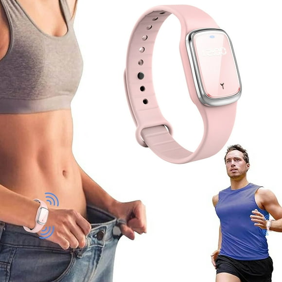 Holiday Gift Finder Naittoop Ultrasound Fitness Bracelet Sports Wristbands Slender Figure Bracelet Electronic Wristbands with Clock USB Rechargeable