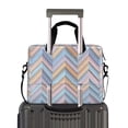 thumbnail image 2 of FORMRS 16" Laptop Bag Carrying Sleeve Case with Handle Travel Shoulder Briefcase, Purple Geometric, 2 of 8