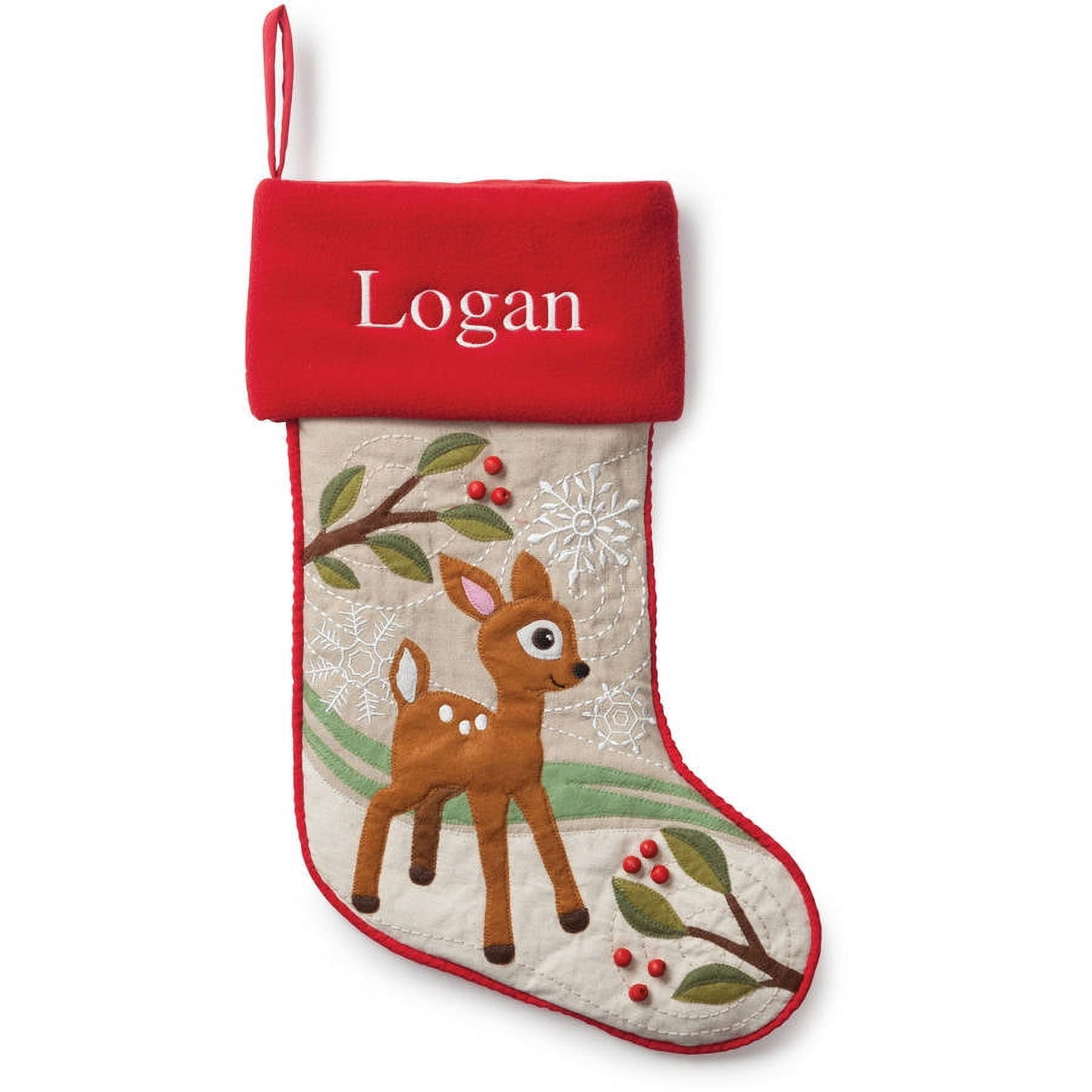 Forest Friend Christmas Personalized Stocking Available In Different Animals