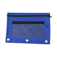 thumbnail image 2 of Wzzjkit Pencil Case Three Hole Oxford Cloth Pencil Case Double Layer Mesh Large Capacity Black Zipper Pencil Pouch for Home Must Haves Pencil Bag, 2 of 2