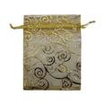 thumbnail image 2 of Advancent Bolsa de embalaje de 100 piezas, bolsas de regalo multicolor ajustables, bolsillo para dulces de corazón para festivales, regalos de Almacenamiento y organización del hogar Oro 7*9cm, 2 of 6