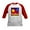 Red/White, variant on CafePress - Halloween Modern Abstract Oil Painting Kids Baseball T Shirt - Kids Cotton Baseball Jersey, 3/4 Sleeve Shirt