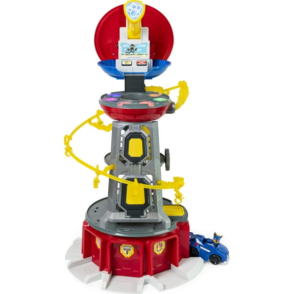 PAW Patrol Mighty Pups Super PAWs Lookout Tower Playset with Lights and Sound