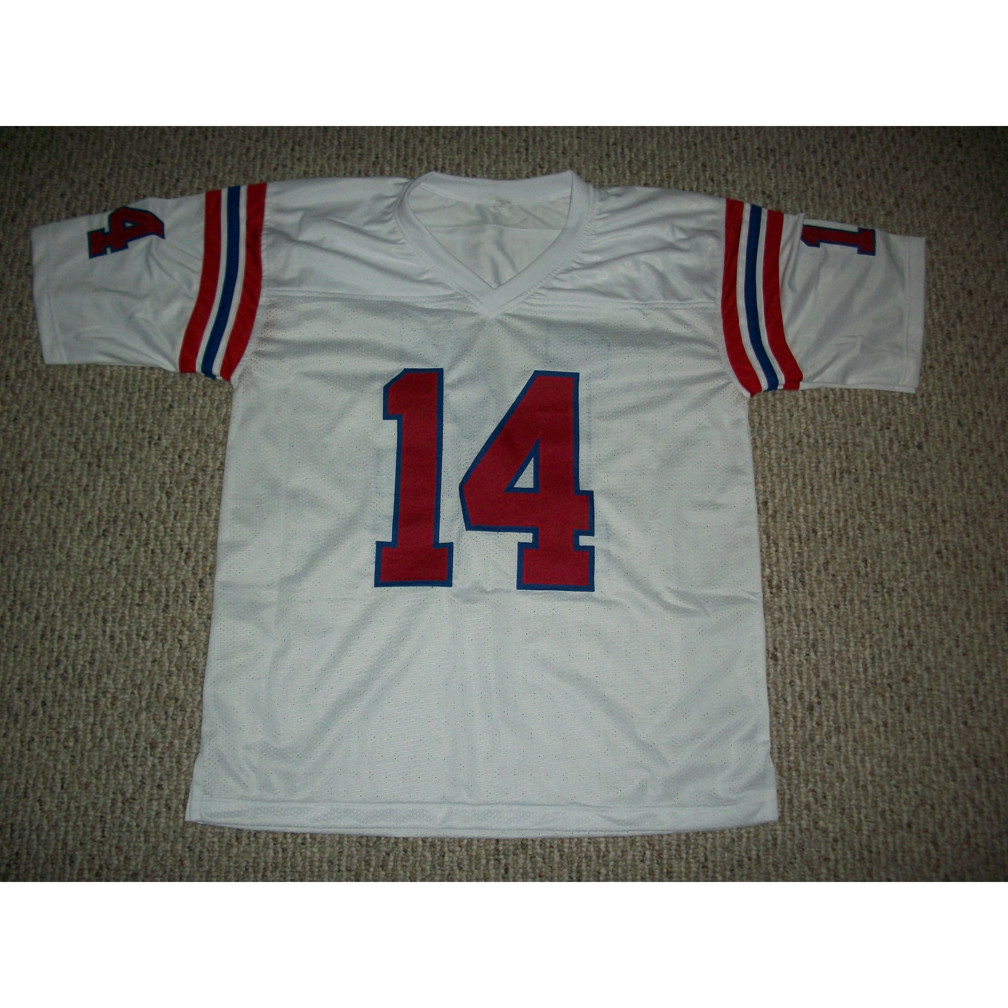 Jerseyrama Unsigned Steve Grogan Jersey #14 New England Custom Stitched White Football (New) No Brands/Logos Sizes S-3XLs