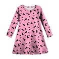 thumbnail image 4 of Vestido infantil de diseño moderno y lindo, 170 g, seda de leche cepillada, regalo para el Día del Niño para niñas, 4 of 5