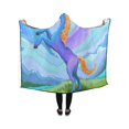 thumbnail image 2 of HATIART Couverture à Capuche Licorne Jeter Wrap Couverture Portable 40x50 Pouces Douceur Confortable, 2 of 2