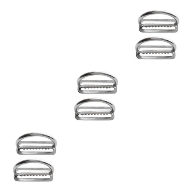 Decodeary 2 Pack en Acier Inoxydable Ceinture de Plongée D Anneaux de Maintien du Poids pour 5cm Sangle Style un 3Set
