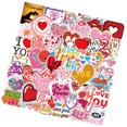 thumbnail image 4 of 50pcs Suitcase Sticker PVC Waterproof Laptop Decal English Phrase Refrigerator Decoration Paster, Type 8, 4 of 9