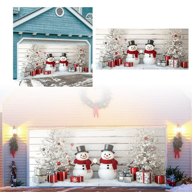 Transform Your Garage Into A Winter With Our Christmas Garage Banner Limited Offer!