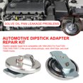 thumbnail image 3 of Kit de reparación de adaptador de varilla de nivel de aceite plateado negro para Ford F450 F550 7.3L Powerstroke, 3 of 9