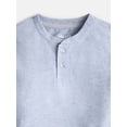 thumbnail image 4 of Sleep On It Boys' Henley Shirt and Plaid Pants Pajama Set, 2-Piece, Sizes 4-10, 4 of 5