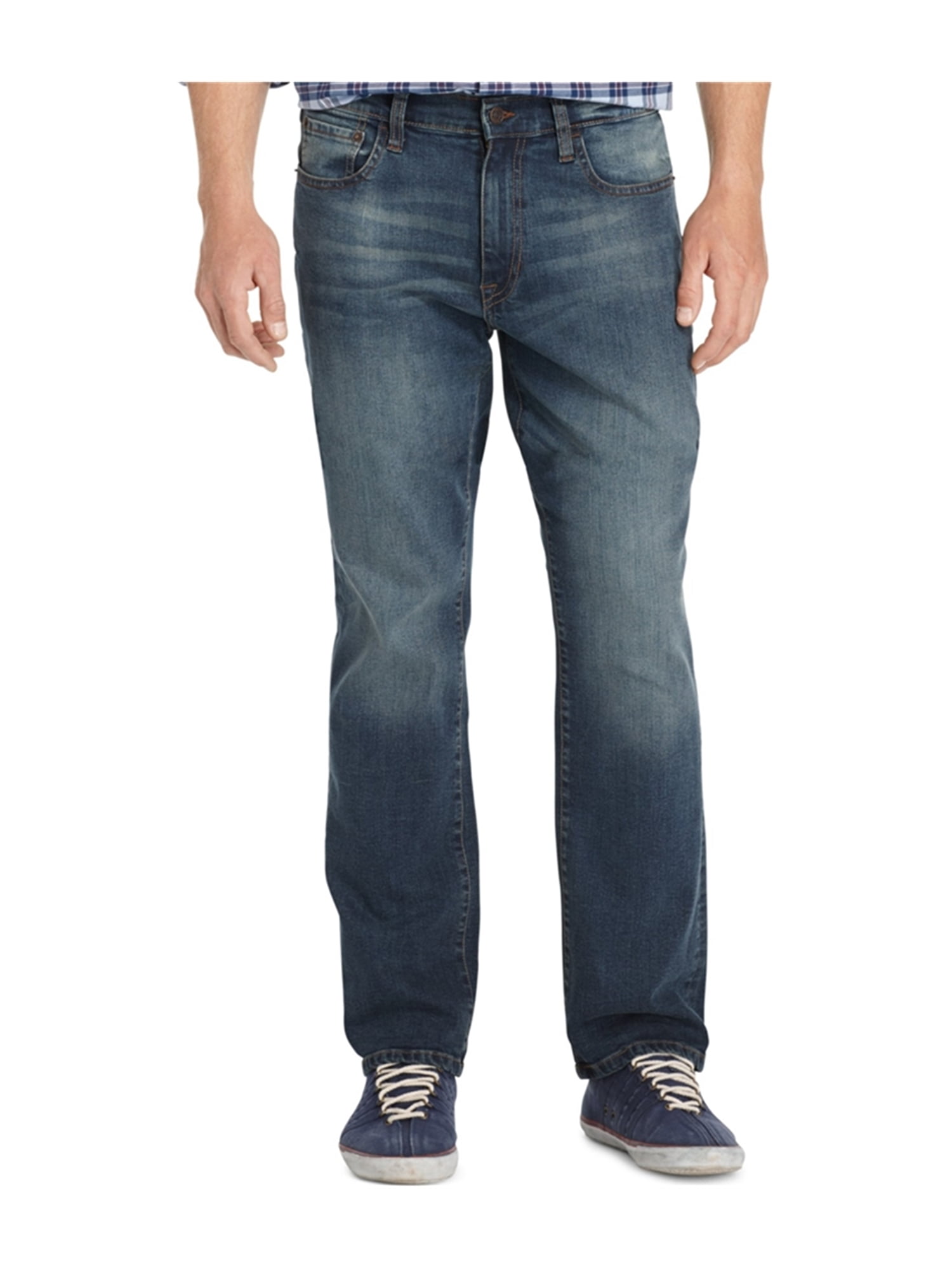 IZOD Mens Comfort Relaxed Jeans - Walmart.com