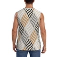 thumbnail image 4 of Daiia Geometric Printed Men's Tank Tops,Casual Soft Sleeveless Gym Muscle Shirts Bodybuilding Tee-X-Large, 4 of 8