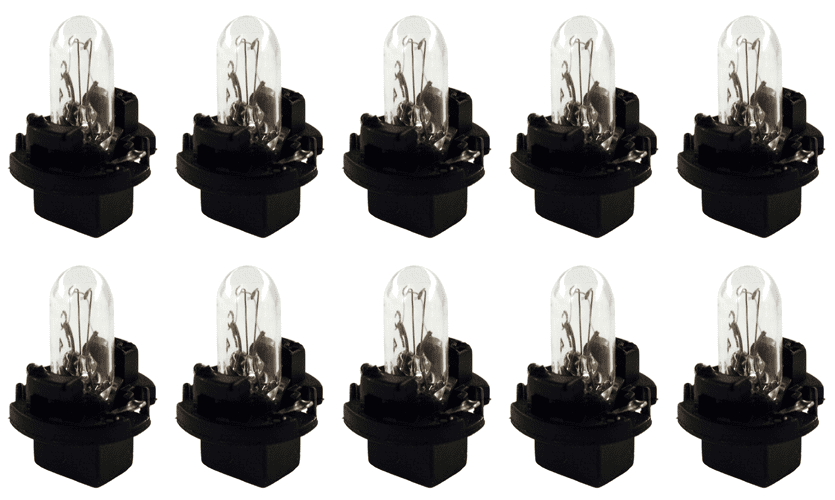 Box of 10 CEC Industries PC74 Bulbs 14 V 1.4 W Printed Circuit Base 