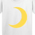 thumbnail image 4 of Inktastic Cute Yellow Moon Youth T-Shirt, 4 of 5