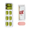 thumbnail image 3 of KISS imPRESS Color Press-On Nails Polish-Free Manicure Set, â€˜Going Greenâ€™, 30 Chip-Proof, Smudge-Proof Fake Nails, 3 of 4