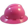 thumbnail image 2 of MSA V-Guard with Staz On Suspensions - Full Brim Hard Hats and Safety Tote - Hot Pink, 2 of 4