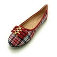 thumbnail image 4 of Three Solid Bow Plaid Ballerina Flats, 4 of 4