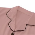 thumbnail image 3 of Pitauce Womens Satin Pajama Set Button Down Soft Loungewear Long Sleeve Pjs Sleepwear with Pockets, 3 of 3
