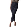 thumbnail image 2 of Bovemsi Casual Pants for Women Comfy Cropped Work With Pockets Suit for Travel, 2 of 5