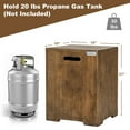 thumbnail image 2 of Gymax Cache-Table Extérieur de 16 Pieds' pour Réservoir de Propane Standard de 20 Lb, 2 of 9