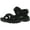 Black, variant on Skechers Mens Garver-Louden Velcro Slip On Slide Sandals