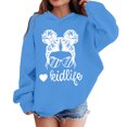 thumbnail image 6 of Little Girls Hoodie Casual Jacket with Long Sleeves Printed Sweatshirt Outerwear Size 7T ,White, 6 of 9