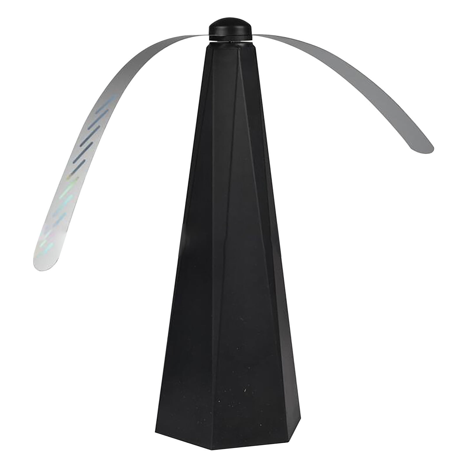 ufehgfjh 2pcs Dual-Blade Multi-Function Fly Catcher Fan Silent Battery-Operated Household Insect Trap Compact Auto Fan Design Quiet Operation Portable indoor pest control