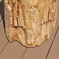 thumbnail image 5 of Yangming Outdoor Concrete Side Table, Faux Wood Stump Stool, Wood Patio End Table, 5 of 6