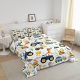 thumbnail image 2 of Juego de cama de coche Twin, Kids Construction Vehicles Comforter for Child Toddler, 2 of 6