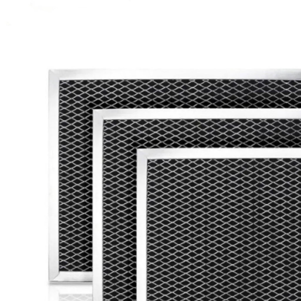 Replacement Mesh Filter Kitchen Exhaust Fan Filters Aluminum Texture for Kitchen