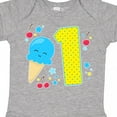 thumbnail image 4 of Inktastic Ice Cream First Birthday in Blue Boys or Girls Baby Bodysuit, 4 of 5