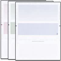 Relyco RPS811B UltraSeal 8 1/2  X 11  Blue Pressure Seal Checks Z Fold 1000 Pack from ABC Office