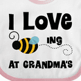 thumbnail image 4 of Inktastic Grandkids Visit Grandma Honey Bee Boys or Girls Baby Bib, 4 of 4
