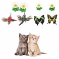 thumbnail image 2 of Funny Electric Rotating Butterfly Bird Rod Wire Cat Teaser Play Toy For Pet Cat Kitten, 2 of 5