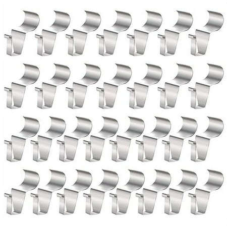

MUAKIOY (30 Pack) Vinyl Siding Hooks Hanger No-Hole Needed Heavy Duty Vinyl Siding Clips for No Damage Hanging Things on Siding