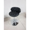 thumbnail image 1 of Topline Home Furnishings Black Swivel Bar stool, 1 of 2