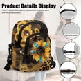 thumbnail image 6 of Xixirimido Small Sling Bag Cell Phone Purse Fanny Crossbody Bag for Women Trendy Chest Backpack with Adjustable Strap, Leopard and Sunflower, 6 of 7