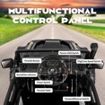 thumbnail image 4 of Costway 12V 10AH Parent-Child Ride On Truck Car Remote Trunk w/ LED Light & Music Black, 4 of 10