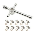 thumbnail image 2 of 10pcs Metal N3/N4 Hot Glow Plug Spark Glow Plug and Cross Wrenches Engine, 2 of 7