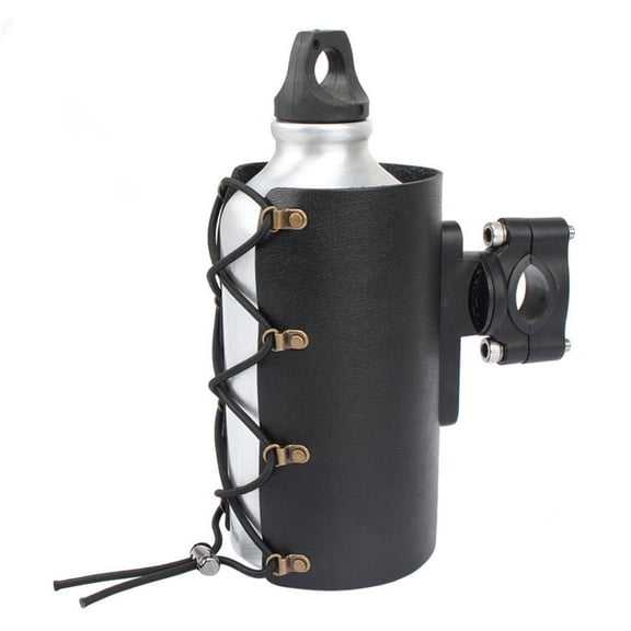 1Pcs Black Cup Holder Water 22-28mm Handbar Handle Mount Hold For Motorcycle