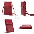 thumbnail image 4 of Bolso bandolera de PU Cartera de mujer Bolso minimalista de moda para teléfono, 4 of 5