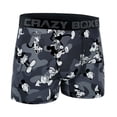 thumbnail image 2 of Crazy Boxer Disney Mickey Mouse In Black and White Boxer Briefs-Large (36-38), 2 of 3