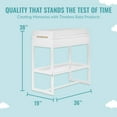 thumbnail image 4 of Dream On Me Arlo Changing Table, Made of Solid New Zealand Pinewood, White, 4 of 12